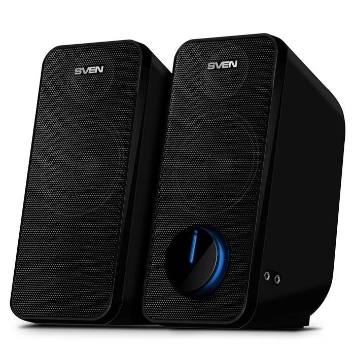 SVEN 470, чёрный, USB, акустическая система 2.0, мощность 2x6 Вт(RMS)