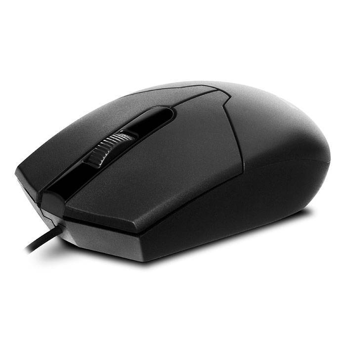 SVEN Мышь проводная RX-30 USB чёрная (2+1кл. 1000DPI,  каб. 2м., кор)  2