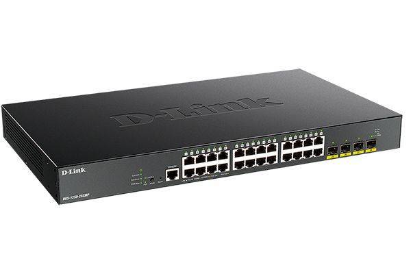 D-Link DGS-1250-28XMP/A1A Настраиваемый коммутатор 2 уровня с 24 портами 10/100/1000Base-T и 4 портами 10GBase-X SFP+ (2
