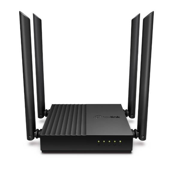 TP-Link Archer C64 Двухдиапазонный Wi-Fi роутер AC1200, до 400 Мбит/с на 2,4 ГГц + до 867 Мбит/с на 5 ГГц