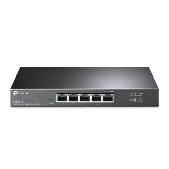 TP-Link TL-SG105-M2 5-портовый настольный коммутатор 2,5 Гбит/с, 5 портов RJ45 2,5 Гбит/с, стальной корпус
