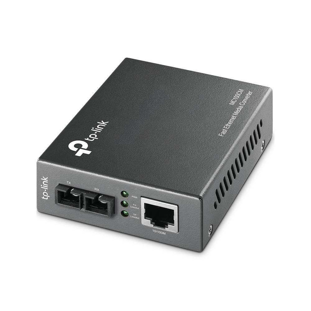 TP-Link MC100CM Многомодовый оптический медиаконвертер с разъёмом SC 100 Мбит/с