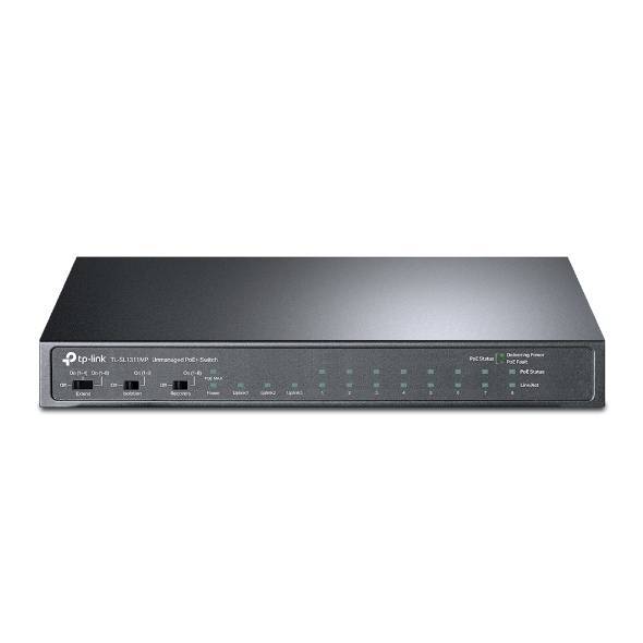 TP-Link TL-SL1311MP 8-портовый настольный PoE+ коммутатор 10/100 Мбит/с с 3 гигабитными портами