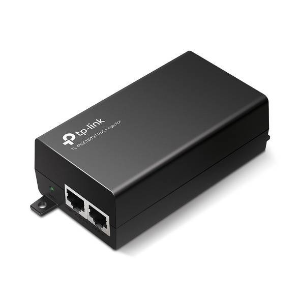 TP-Link POE160S Инжектор PoE+, 1 гигабитный порт PoE, 1 гигабитный порт без PoE