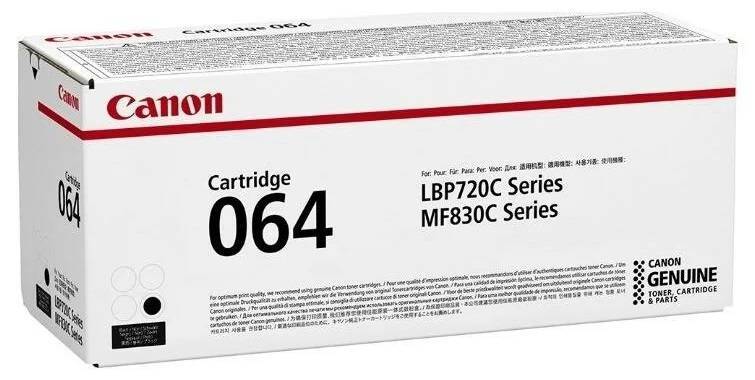 Картридж CANON 064 BK черный, 6000 стр