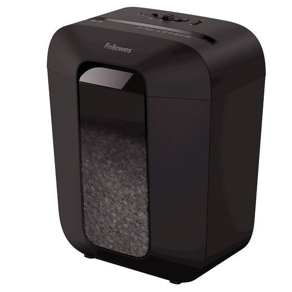 Fellowes® Шредер Powershred LX50, DIN P-4, 4х37мм, 9лст., 17 лтр., уничт.: скрепки,скобы,карты.