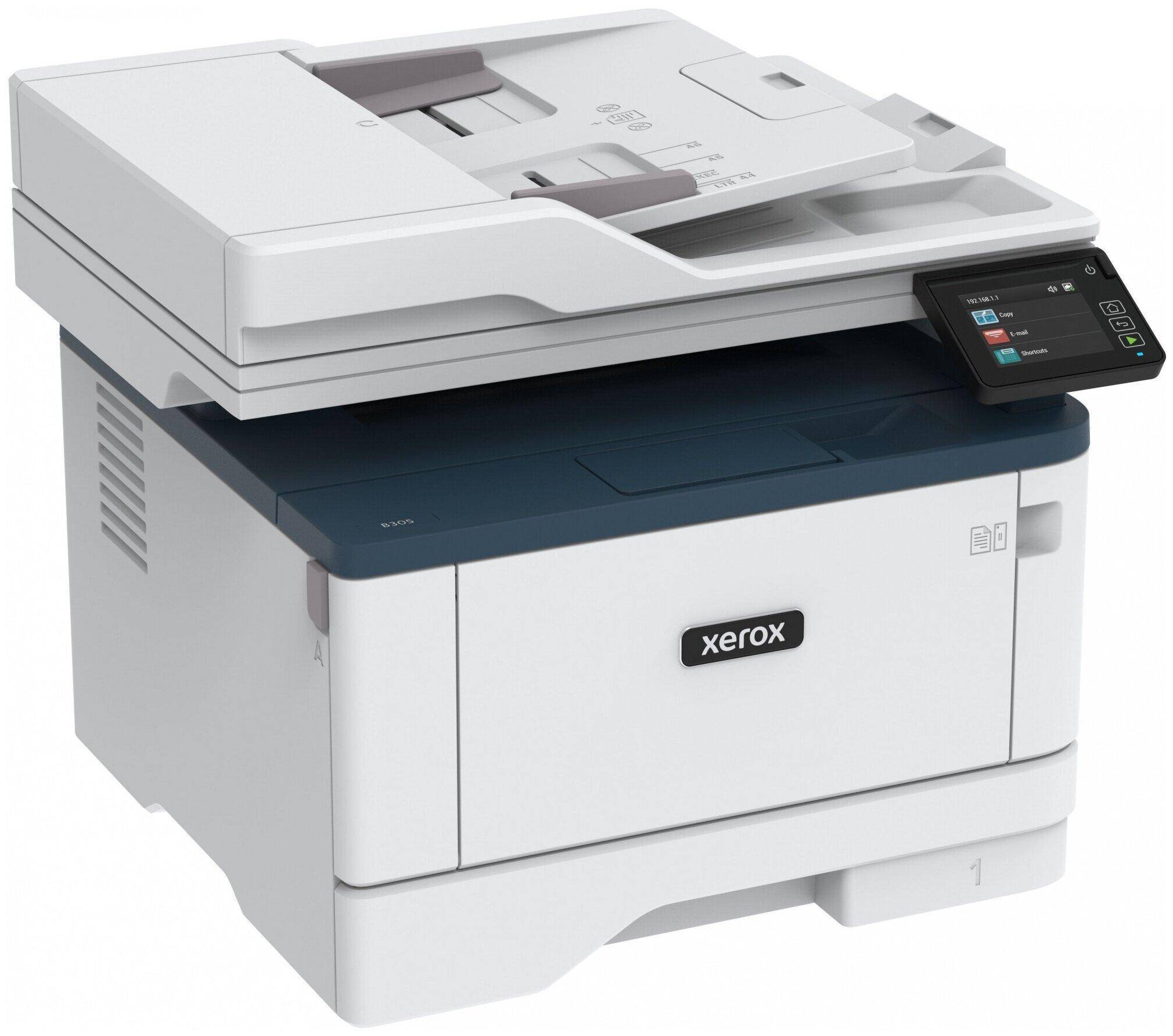 МФУ Xerox B315 ч/б/ 40 стр/ A4/ дуплекс/ однопрох. АПД/ Ethernet/ Wi-Fi/факс/ тонер