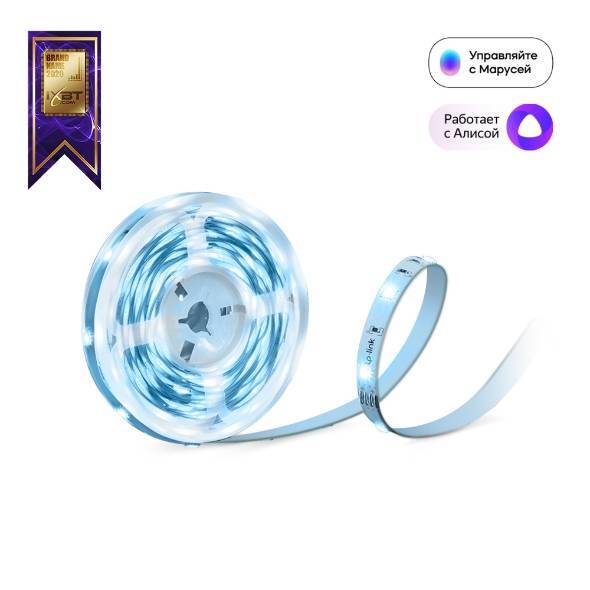 TP-Link Tapo L900-5 Умная светодиодная Wi‑Fi лента, Wi-Fi 2,4 ГГц, 802.11b/g/n, длина ленты: 5 м (кратность резки:10 см)