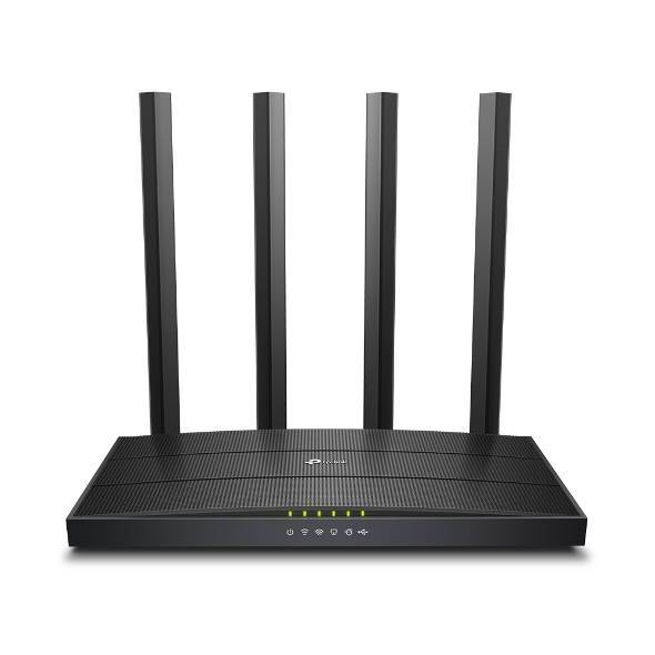 TP-Link Archer C6U Двухдиапазонный Wi-Fi роутер AC1200, до 300 Мбит/с на 2,4 ГГц + до 867 Мбит/с на 5 ГГц