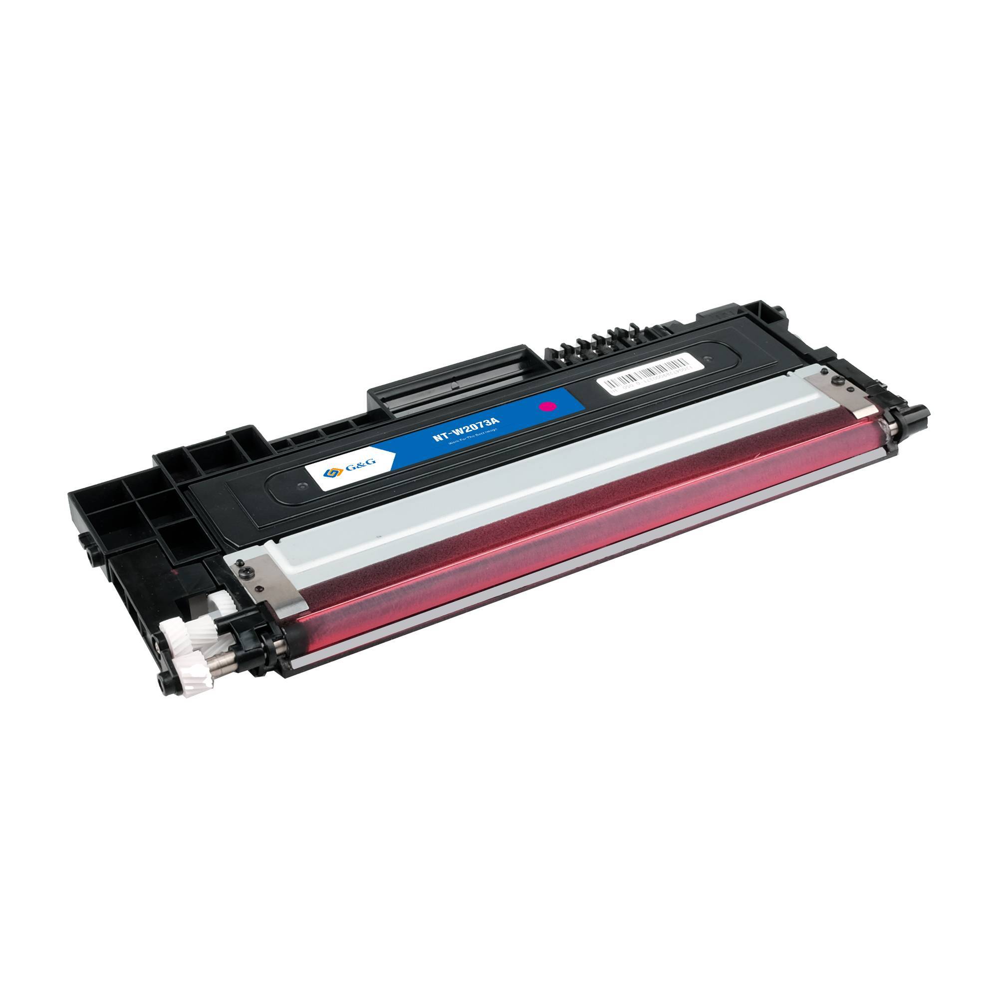 Тонер-картридж G&G, аналог HP W2073A/117A красный 0.7k с чипом