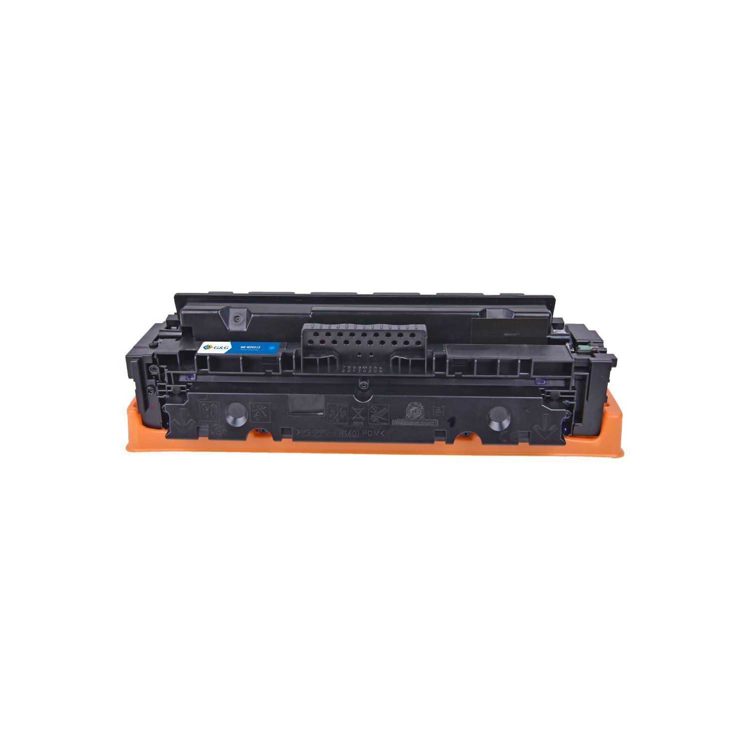 Картридж G&G, аналог HP W2031X/415X голубой 6k с чипом (reman chip)