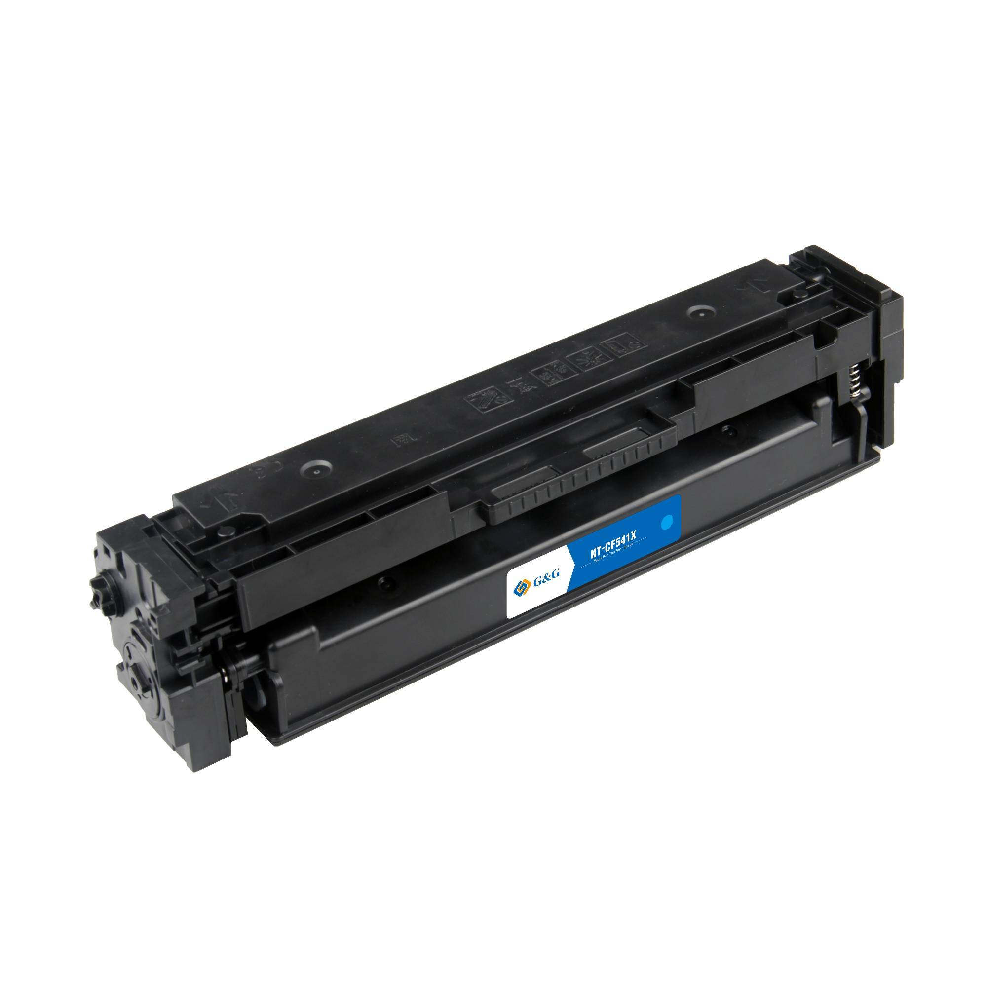 Картридж G&G, аналог HP CF541X/203X синий 2.5k с чипом