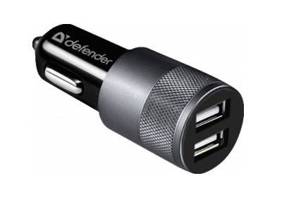 Defender Автомобильное ЗУ UCA-21 2USB, 5V/2.1A
