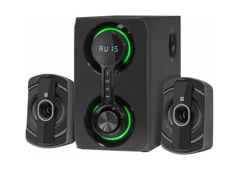 Defender Акустическая 2.1 система Eclipse 40Вт, BT/FM/MP3/SD/USB/AUX/RC