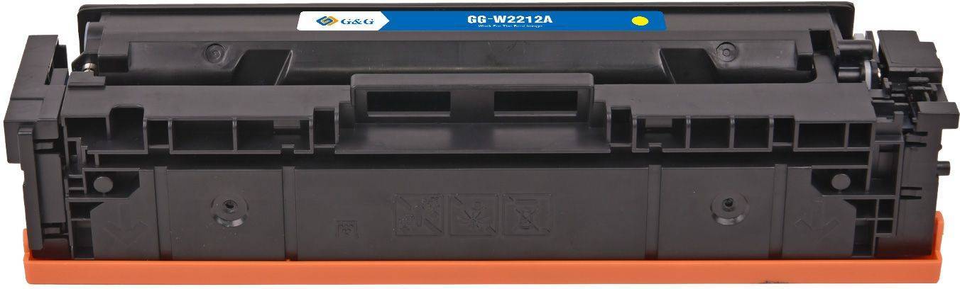 Картридж G&G, аналог HP W2212A/207A желтый 1,25k с чипом
