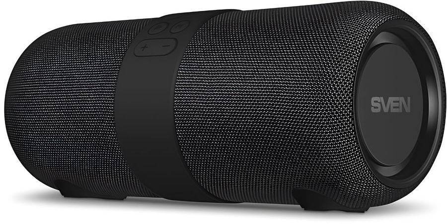 SVEN PS-340, черный (24 Вт, Waterproof (IPx6), TWS, Bluetooth, FM, USB, 3600мА*ч)