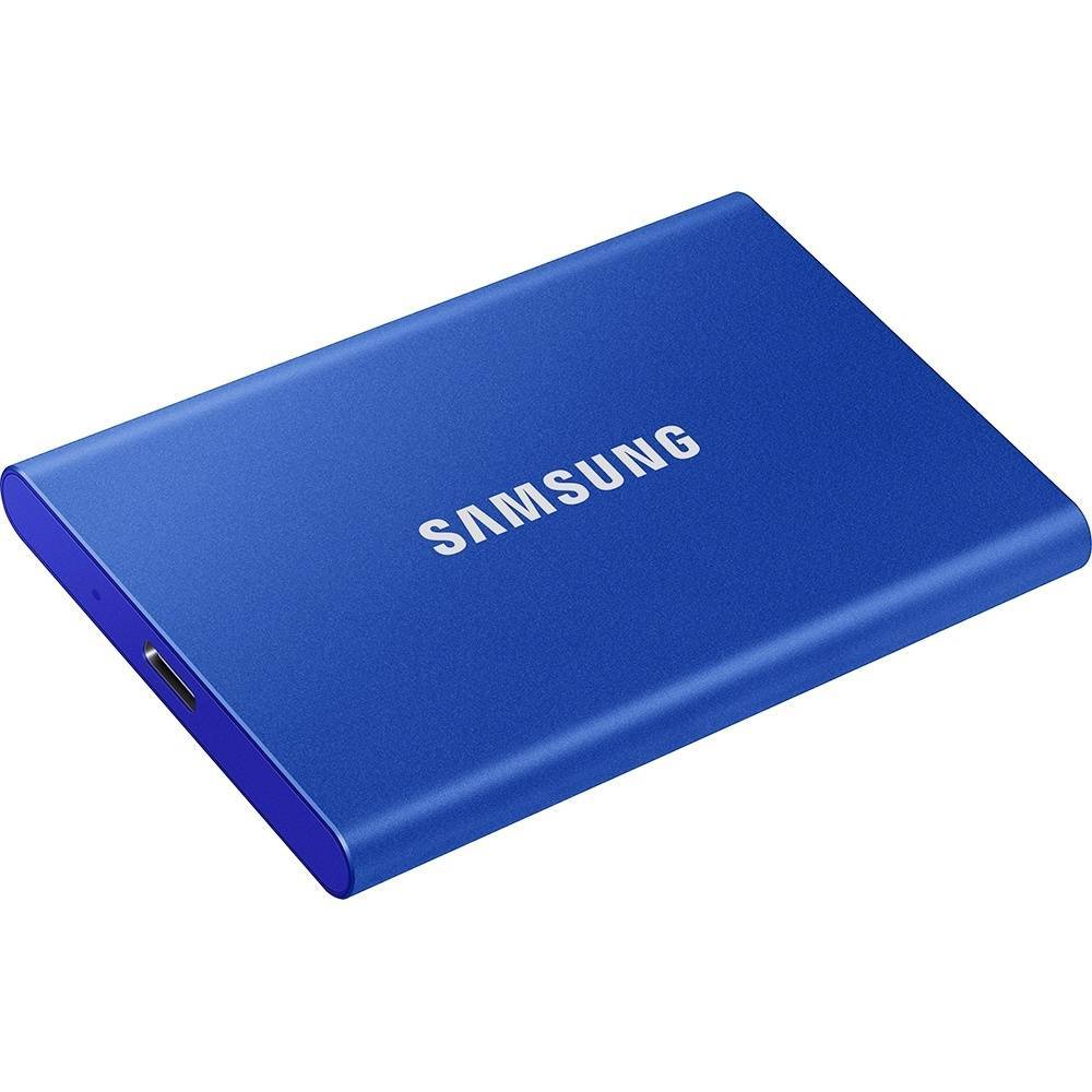 Твердотельный диск 2TB Samsung Т7 Portable MU-PC2T0H, V-NAND, USB 3.2 Gen 2 Type-C  [R/W - 1000/1050 MB/s]