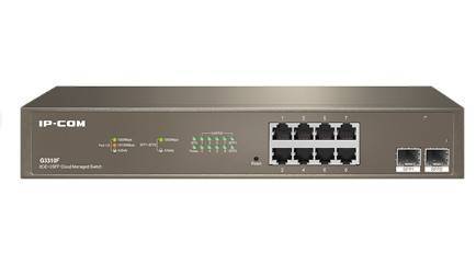 IP-COM G3310F Коммутатор управляемый, 8 портов, 8x1 Гбит/с, SFP 2x1 Гбит/с