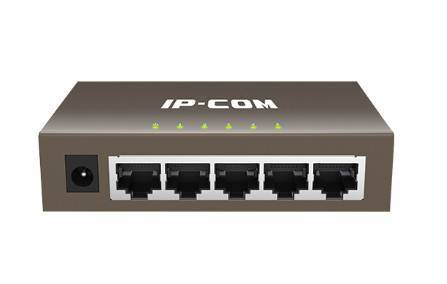 IP-COM G1005 Коммутатор неуправляемый, 5 портов, 5x1 Гбит/с, настольный