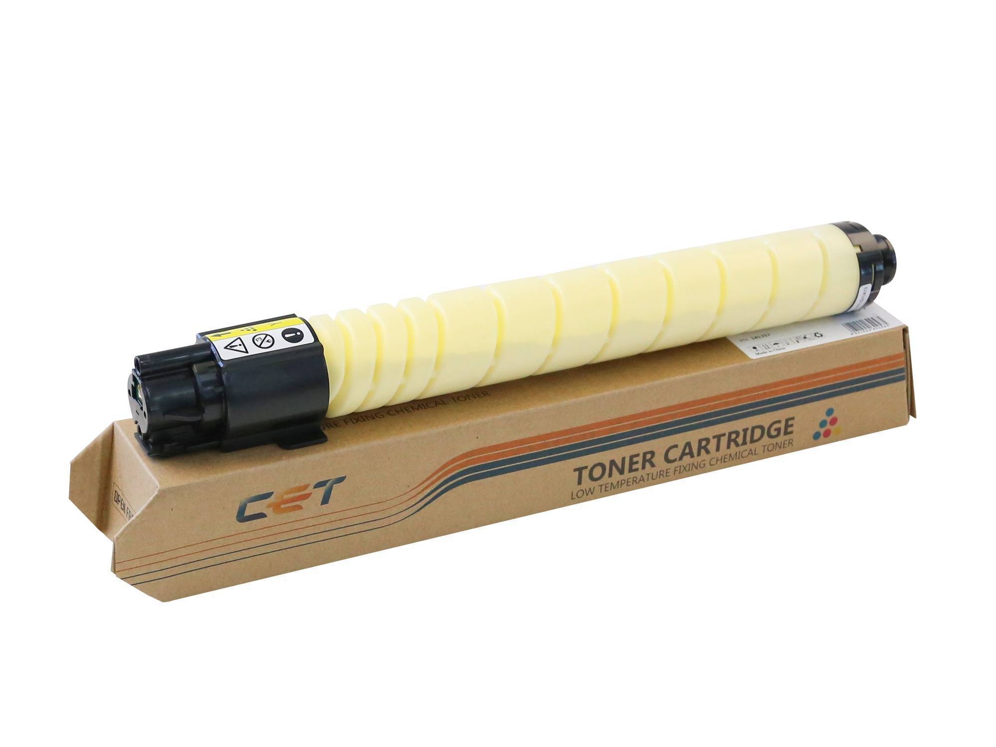 Тонер-картридж для RICOH MPC306/307/406 Yellow (CPT, HT8) 113г, 6000 стр. (842098/842094/842114) CET