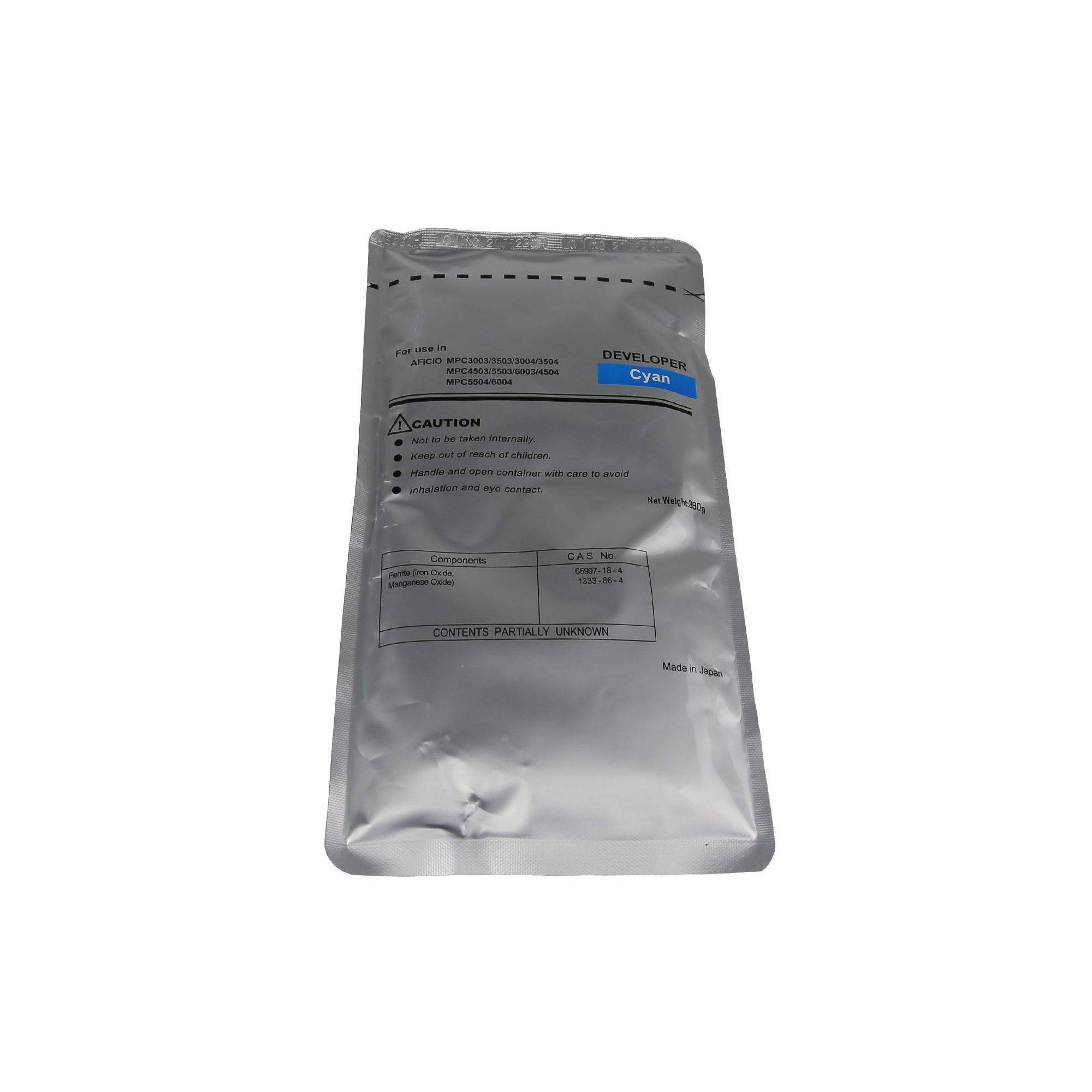 Девелопер для RICOH MPC3003/3503/3504/5503/4504/6004 Cyan 380г, 160000 стр. CET