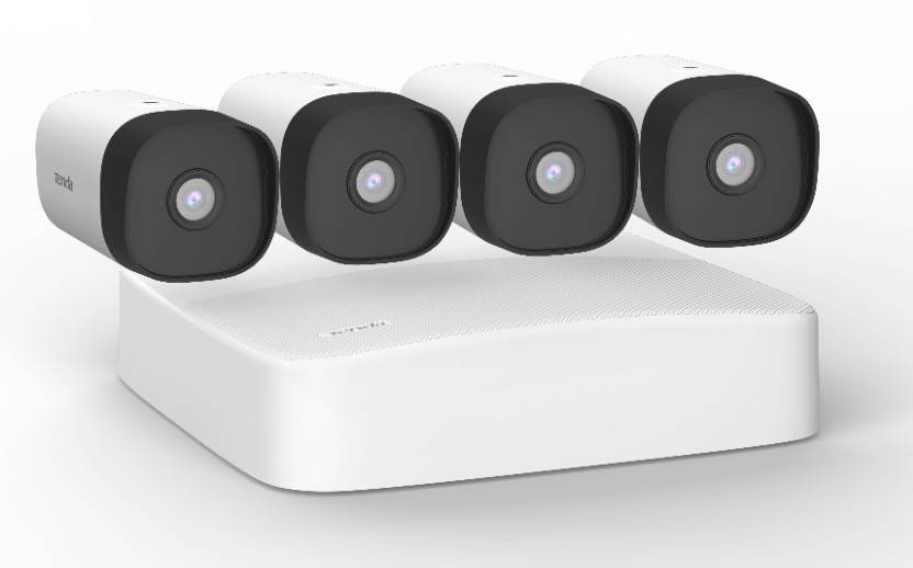 Tenda K4P-4TR Система видеонаблюдения, 4 цилиндрических уличных IP-камеры IT7-PRS и видеорегистратор