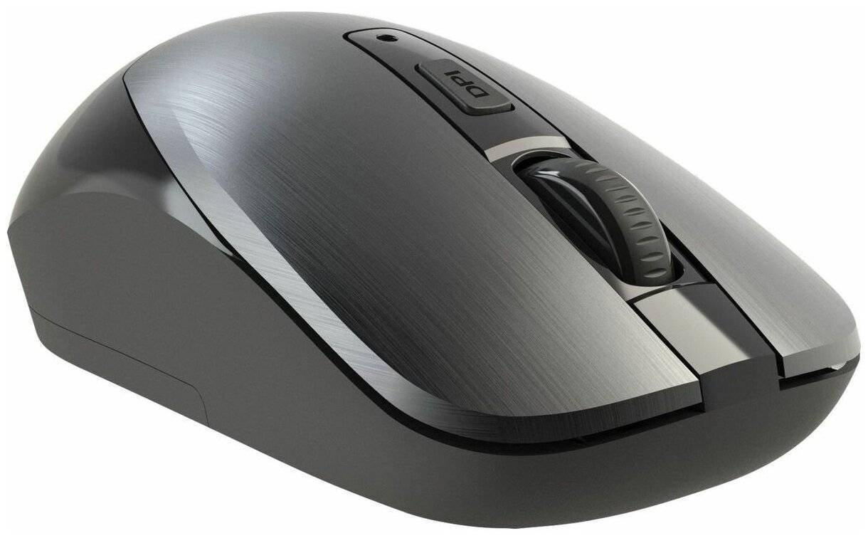 Defender Мышь беспроводная оптическая Wave MM-995, USB, симметричная, 800/1200/1600 dpi, серебристый.