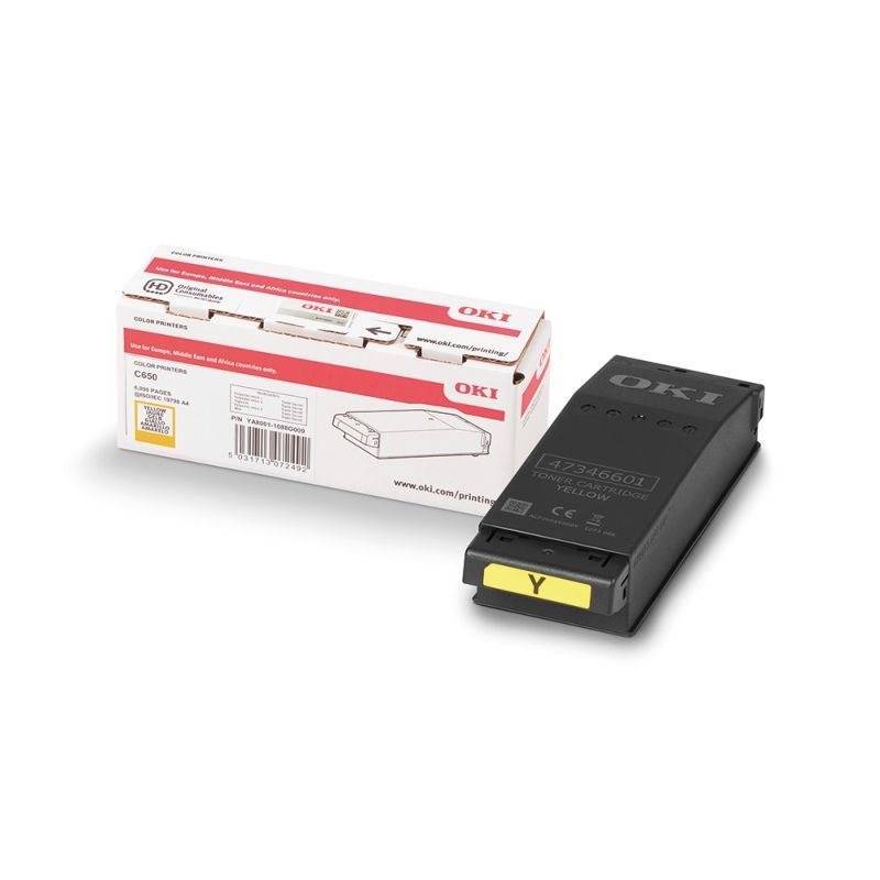Тонер-картридж Oki C650  6K (yellow)