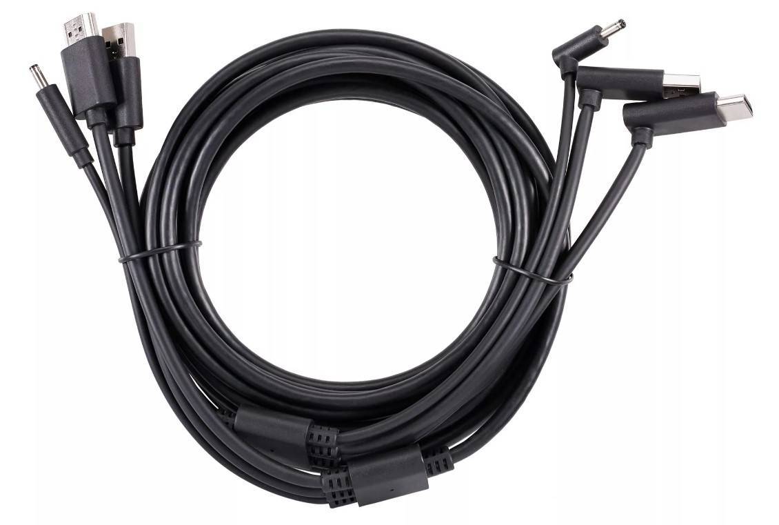 VR кабель 3в1  для HTC VIVE, HDMI 4K@30Hz 5 м, VCOM <CU415-5M>