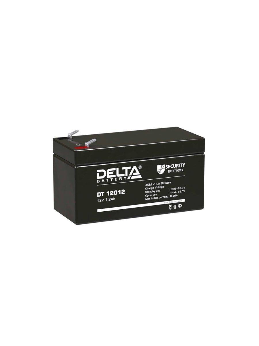 Аккумуляторная батарея Delta DT 12032 12В/3,3Ач, клемма F1 (134х67х61мм (66мм); 1,35кг; Срок службы 5лет; Гарантия 1г)