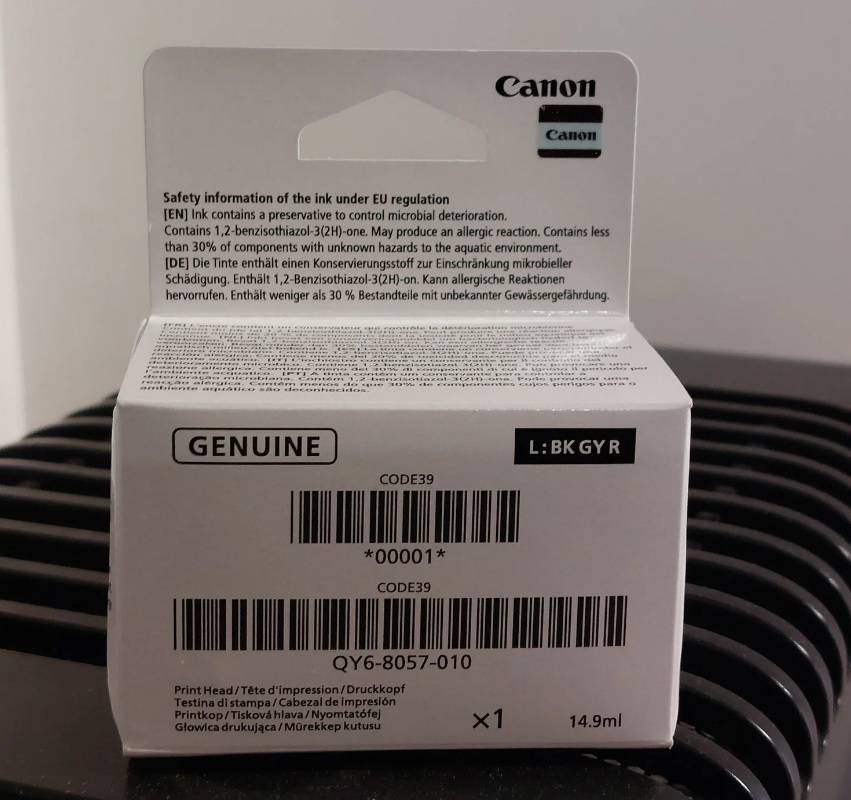Печатающая головка CANON PIXMA G550/G650 левая (QY6-8057)