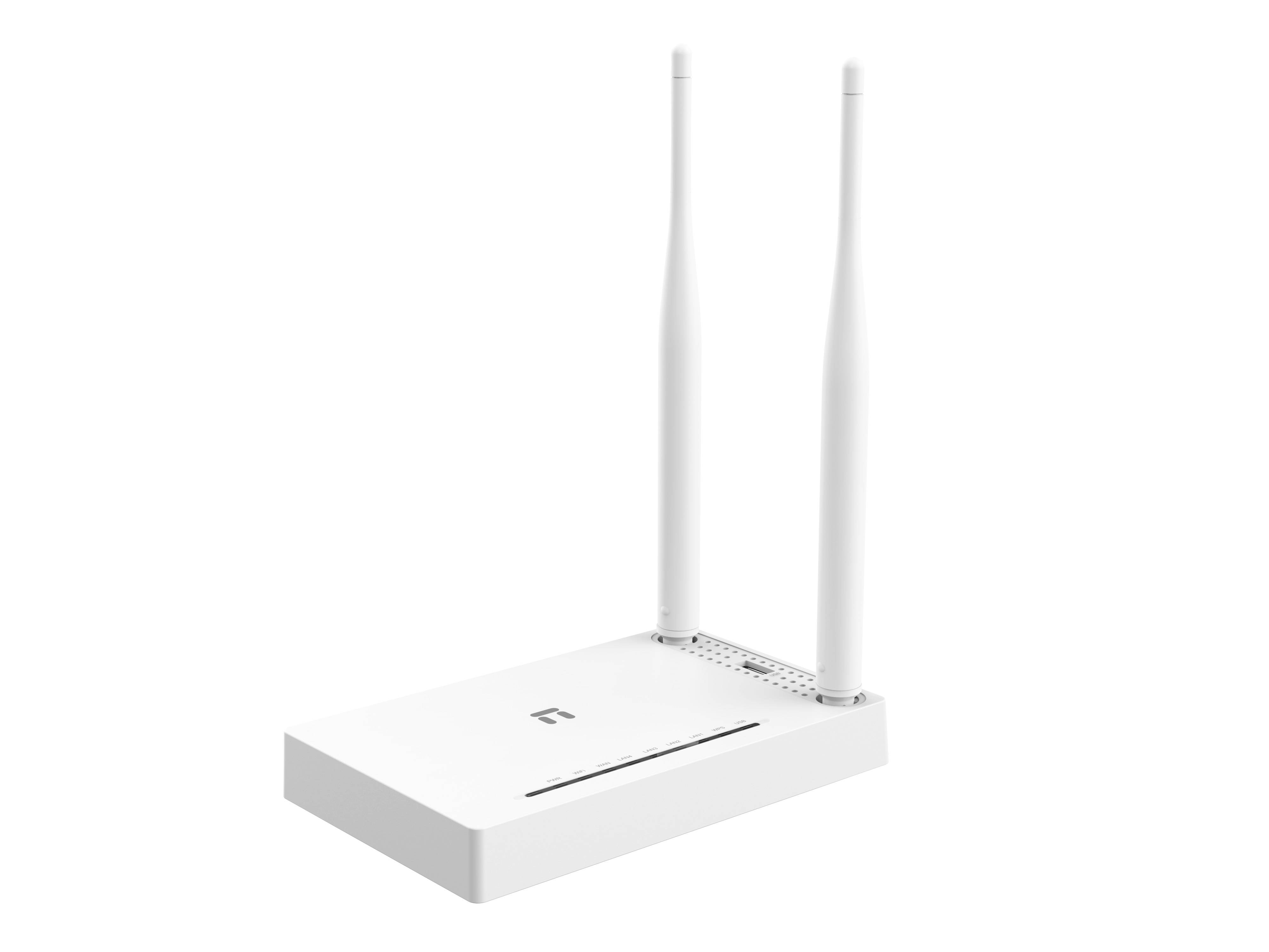 Netis MW5250 Wi-Fi роутер N300, до 300 Мбит/с, 2,4 ГГц, 802.11b/g/n, LAN 4x100 Мбит/с, WAN 1x100 Мбит/с, 2x5dBi антенны