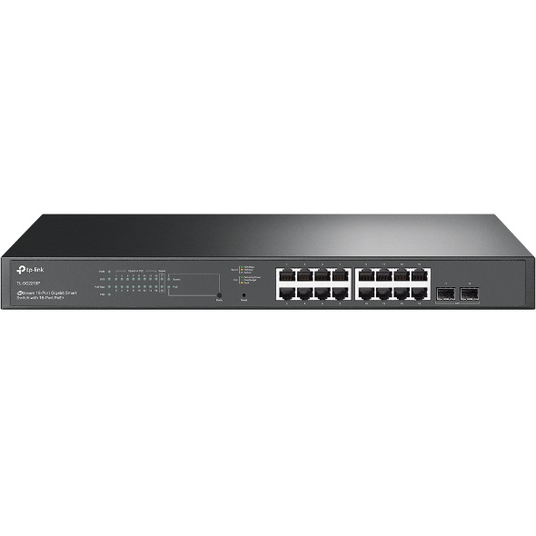 TP-Link SG2218P Omada 16-портовый гигабитный РоЕ-коммутатор Smart с 2 SFP-слотами