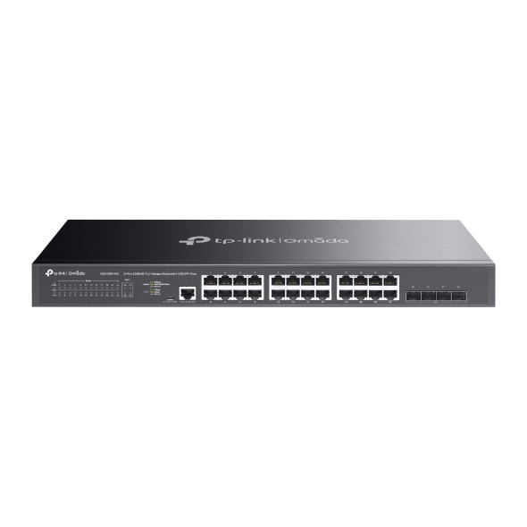 TP-Link SG3428X-M2 Omada управляемый коммутатор Omada уровня 2+ с 24 портами 2,5 Гбит/с и 4 портами SFP+