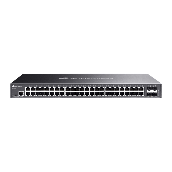 TP-Link SG3452X Omada 48‑портовый гигабитный управляемый коммутатор L2 с 4 SFP‑слотами SFP+ 10 Гбит/с