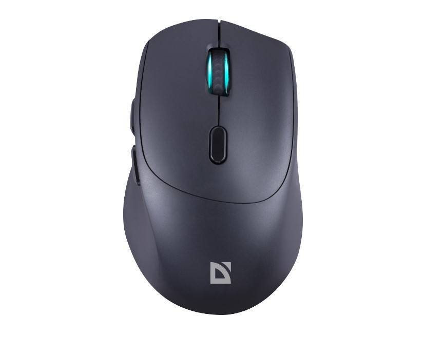 Defender Мышь беспроводная оптическая Effect X  MS-095 черный,6D,800-1600dpi,бесшумная