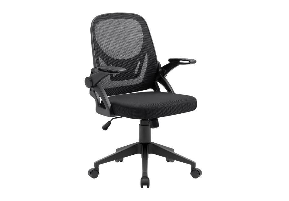 Defender Офисное кресло Office Черный, сетка, регулир. подлокот.