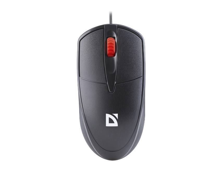 Defender Мышь проводная оптическая Icon MB-057 черн,3D,бесшумная,1,8м,1000dpi