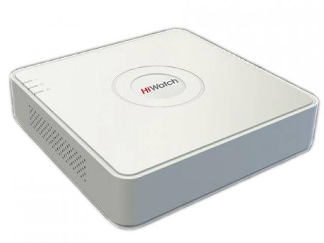HiWatch DVR-104P-G(B) 4-х канальный гибридный HD-TVI регистратор для аналоговых, HD-TVI, AHD и CVI камер