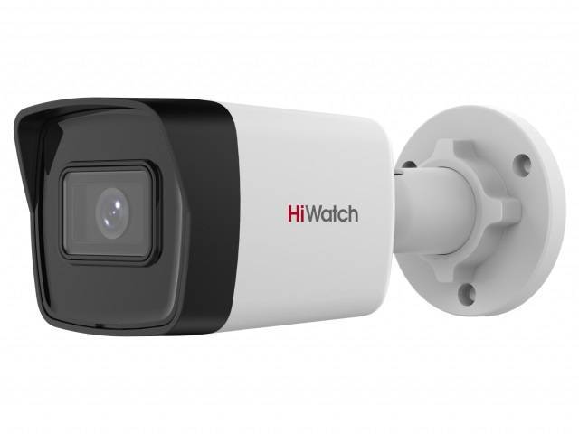 HiWatch DS-I200(E)(2.8mm) Уличная цилиндрическая IP-камера, 1920x1080, 2 Мп, 30 кадр/с, CMOS, PoE, EXIR до 30 м, IP67