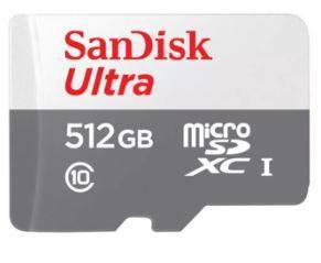 Флеш карта microSD 512GB SanDisk microSDXC Class 10 Ultra UHS-I 100MB/s