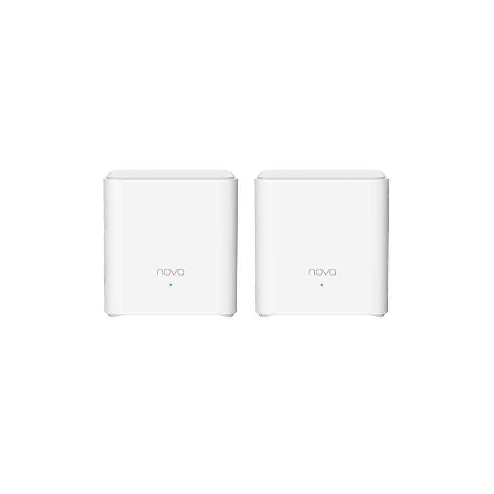 Tenda EX3 (2-pack) Mesh Wi-Fi 6 система AX1500, до 300 Мбит/с на 2,4 ГГц + до 1201 Мбит/с на 5 ГГц