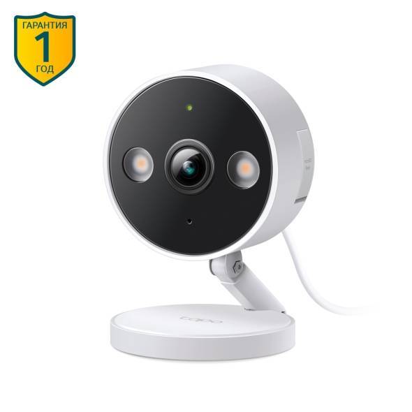 TP-Link Tapo C120 Умная камера для помещений и улицы, 2K QHD (2560 × 1440), Wi-Fi (2,4 ГГц), IP66