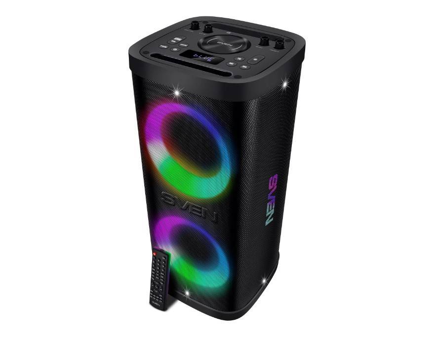 SVEN PS-930, черный (150 Вт, TWS, Bluetooth, FM, USB, microSD, LED-дисплей, 7200мА*ч)  2