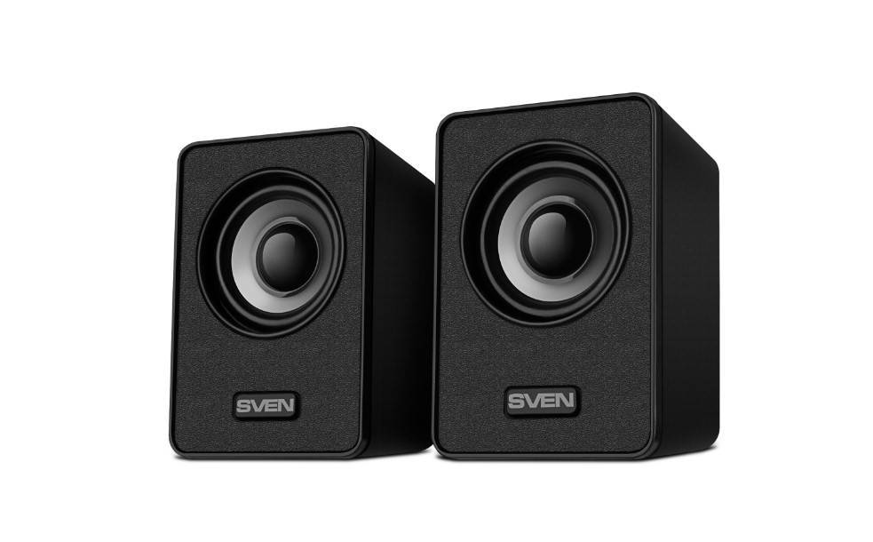 SVEN 135, чёрный, USB, акустическая система 2.0, мощность 2x3 Вт(RMS)