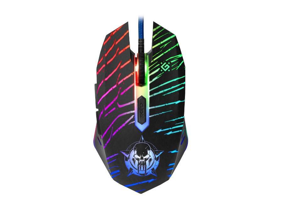 Defender Игровая мышь проводная Dark Agent GM-590L 6 кнопок,12800dpi
