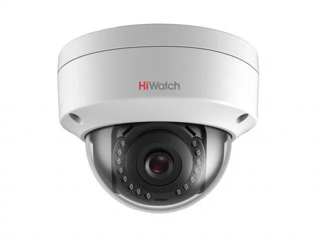 HiWatch DS-I252(4 mm) Уличная купольная поворотная IP-камера, 1920х1080, 2 Мп, 4 мм, 25 кадр/с, CMOS, до 30 м, PoE, IP67