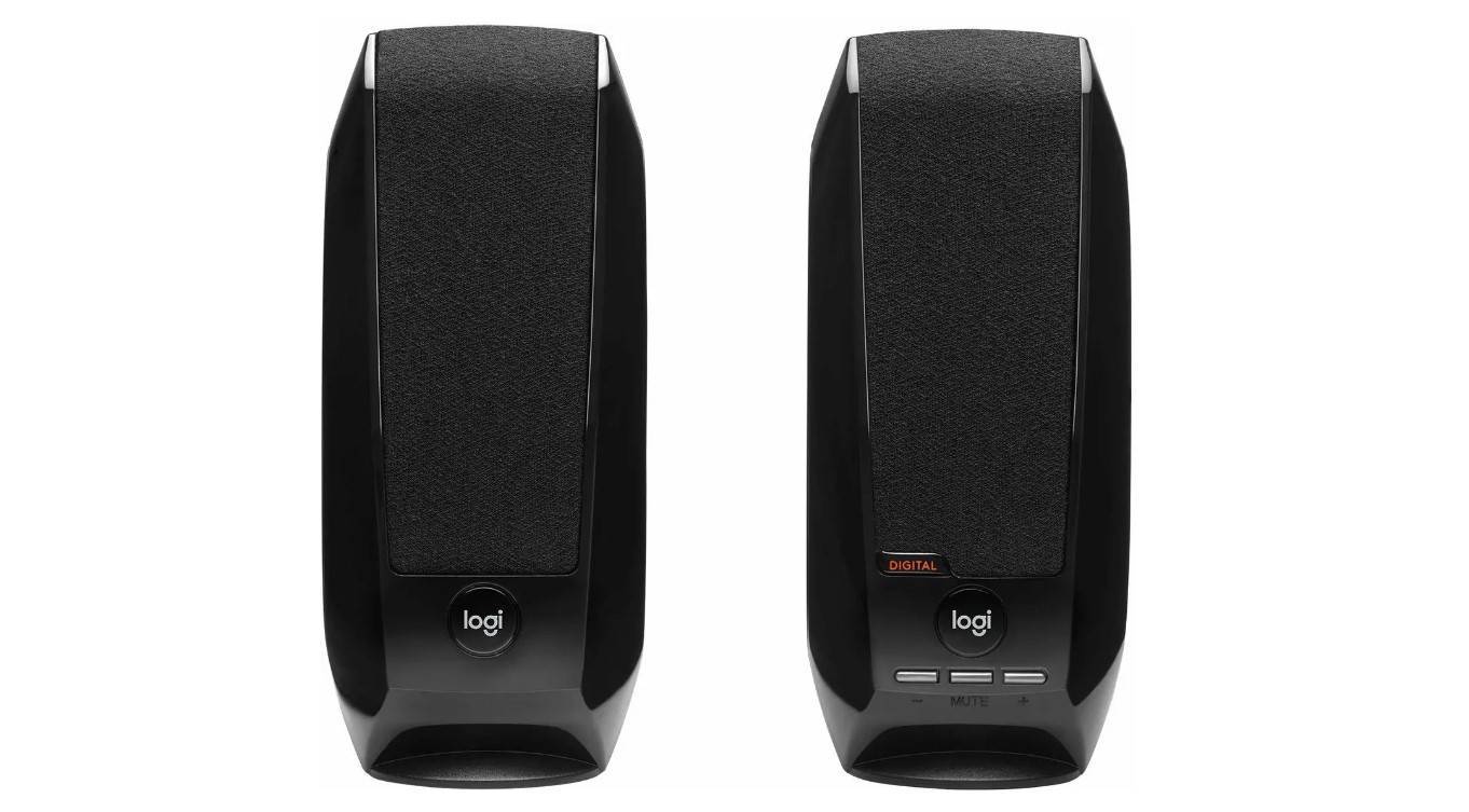 Logitech Акустическая 2.0 система S150, регуляторы на передней панели, USB, 1.2 метра, чёрный.