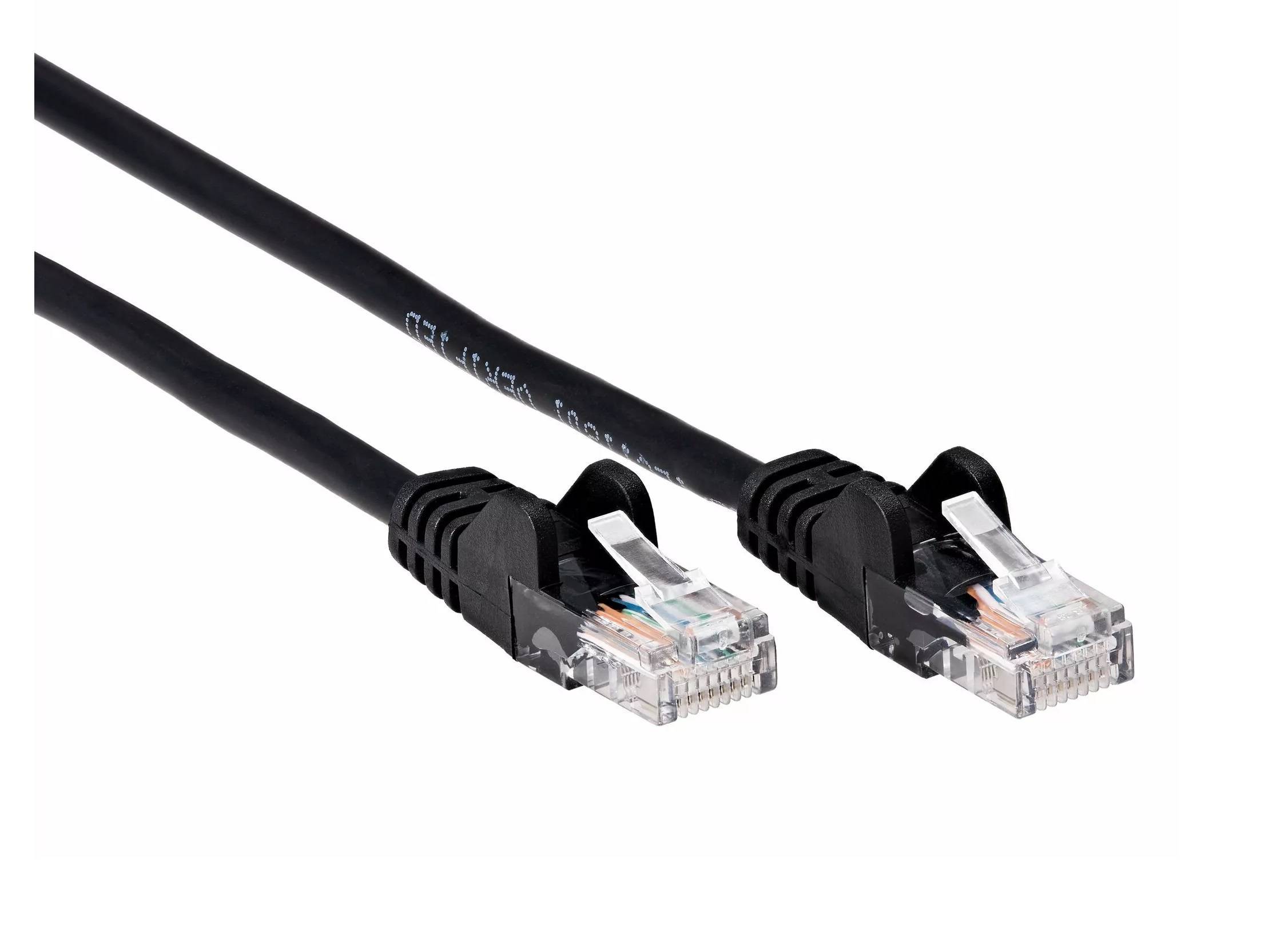 Патчкорд литой iOpen  UTP кат.5е  5м черный <ANP511_5M_BK>