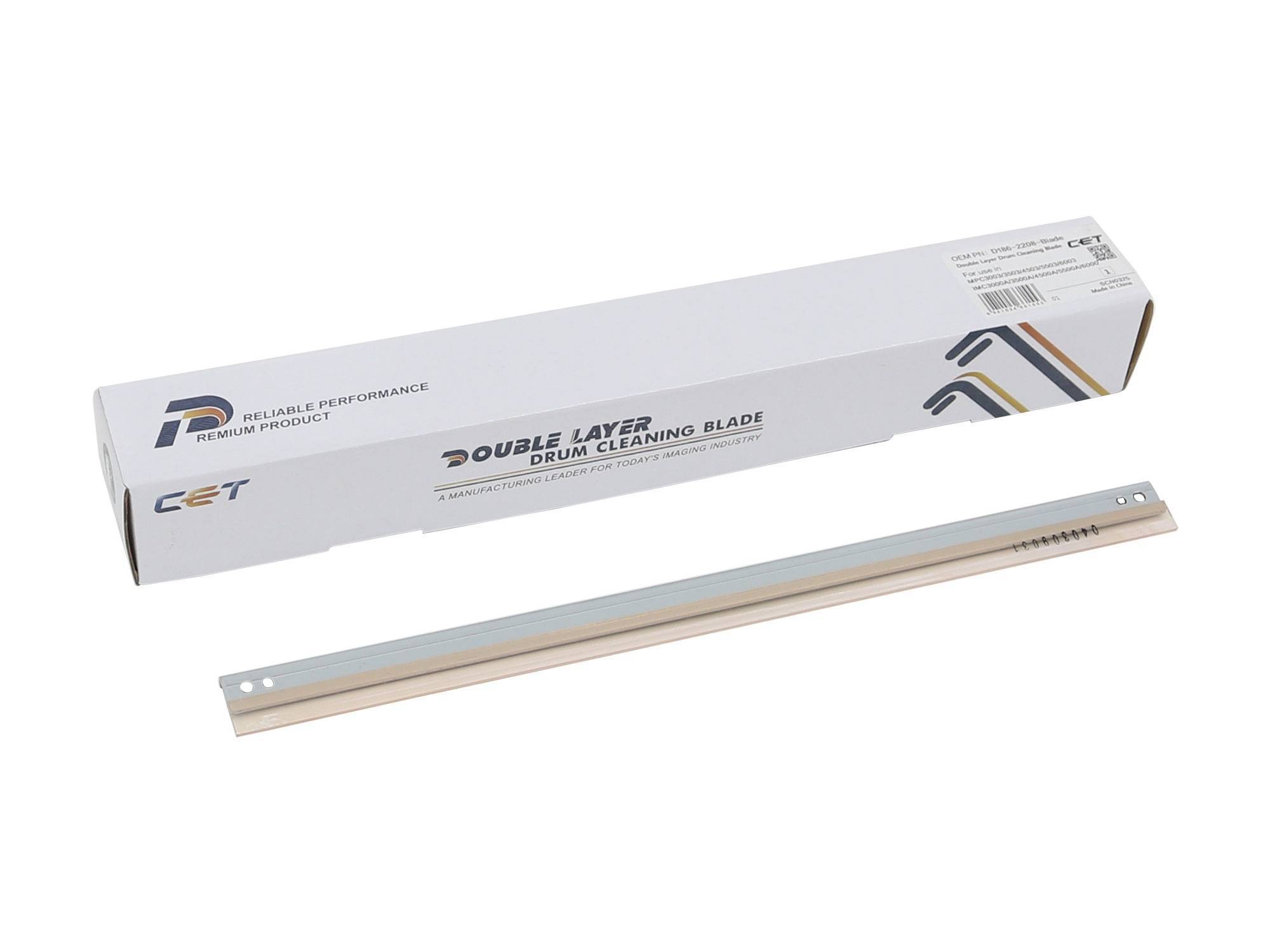Ракель (Wiper Blade) для Ricoh IM C3000/C3500/C4500/ MP C3004/C4504 (D186-2208-Blade/D239-2240-Blade/D0BM2215-Blade) CET